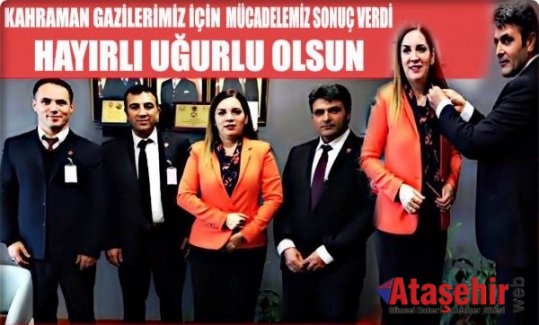 MÜCADELE ETTİK VE BAŞARDIK,  KAHRAMAN GAZİLERİMİZ HAKLARINI ALACAK!