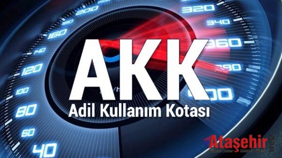 Bakan'dan 'Adil Kullanım Kotası' açıklaması