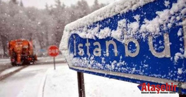 İstanbul'a kar uyarısı