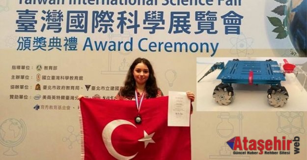 Türk kızının tarım robotu dünya ikincisi oldu