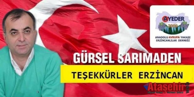 TEŞEKKÜRLER ERZİNCAN