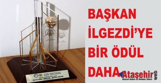 BAŞKAN İLGEZDİ’YE BİR ÖDÜL DAHA