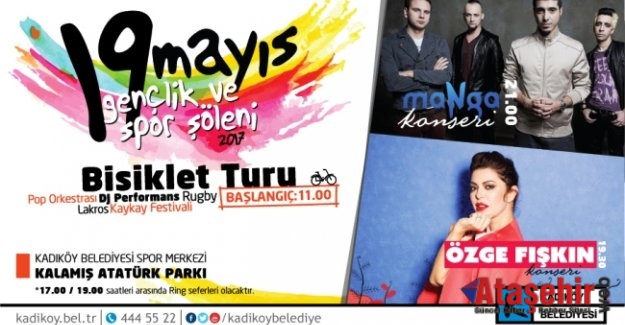 KADIKÖY’DE 19 MAYIS COŞKUSU