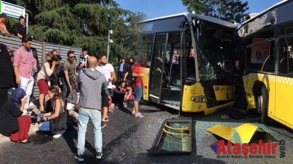 İstanbul'da metrobüs kazası: Yaralılar var