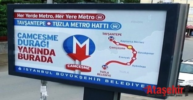 Tuzla - Tavşantepe Metro inşasının hazırlık çalışmalarına başlandı.