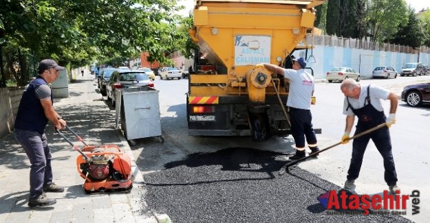 ATAŞEHİR'DE  ALTYAPI ÇALIŞMALARI ARALIKSIZ SÜRÜYOR
