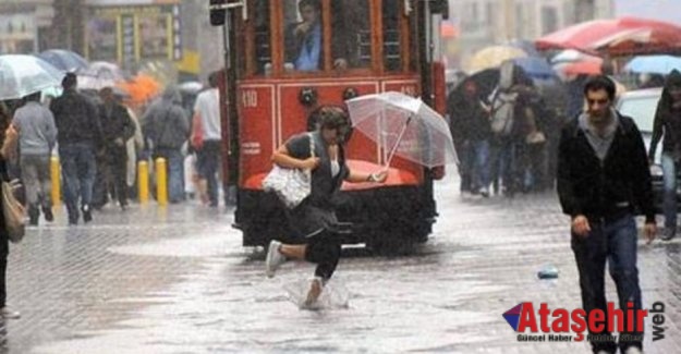 İSTANBUL'A SAĞNAK YAĞIŞ UYARISI