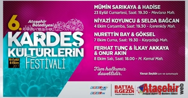 KARDEŞ KÜLTÜRLERİN FESTİVALİ PROGRAMINDA DEĞİŞİKLİK YAPILDI