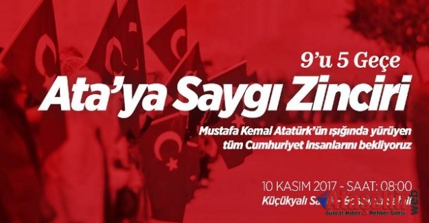 ULU ÖNDER ATATÜRK MALTEPE’DE SAYGI ZİNCİRİ VE SAYGI DALIŞIYLA ANILACAK