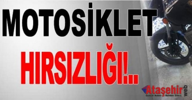 Ataşehir'de 20 Bin Liralık Motosikleti Çaldılar