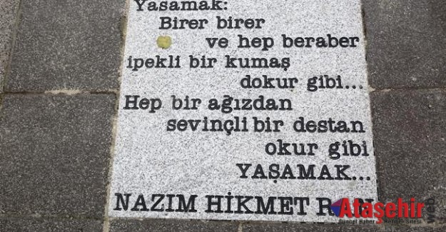 KADIKÖY ŞİİR SOKAKTA NAZIM HİKMET HER YERDE