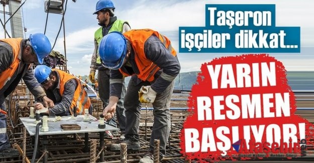 Taşeron işçilerin kadro başvuruları yarın başlıyor