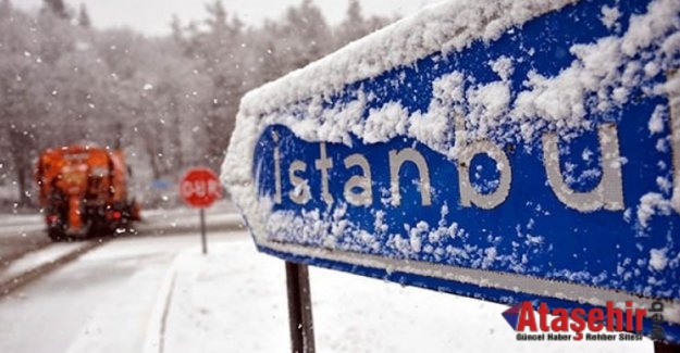 İSTANBUL'A KAR GELİYOR