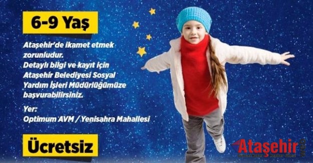 ATAŞEHİRLİ ÇOCUKLAR, BUZ PİSTİ SİZİ BEKLİYOR