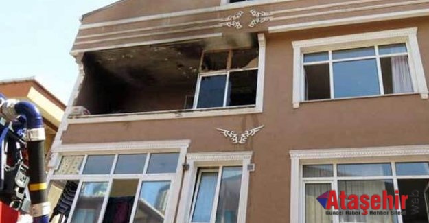 Ataşehir'de yangın: 1 ölü, 3 yaralı