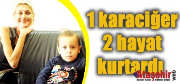 Tek karaciğer iki hayat kurtardı