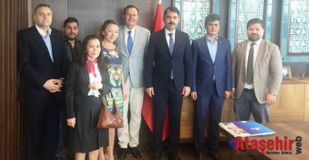 Ahmet Özcan, Emlak Konut GYO Genel Müdürü Murat Kurum’u Ziyaret etti