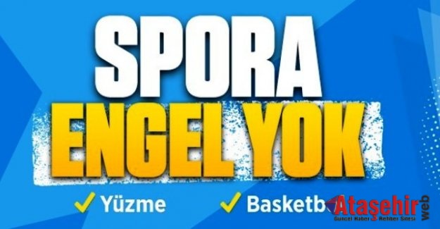 ATAŞEHİR'DE SPORA ENGEL YOK