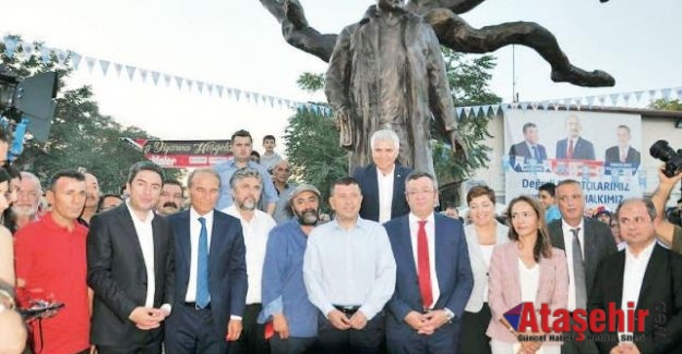 Arguvan’a Nâzım heykeli