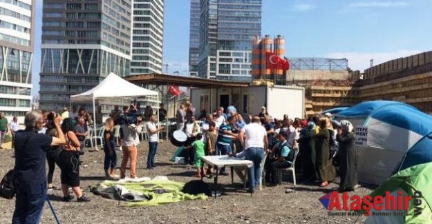 Fikirtepe Çadırda buruk bayramlaşma