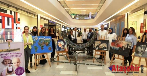 ATAŞEHİR’DE “ATIKTAN SANAT’A SERGİSİ