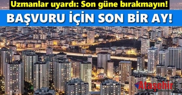 İMAR BARIŞI'NDA SON BİR AY