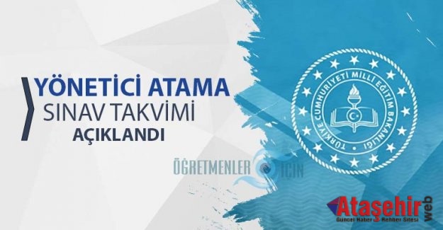 Eğitim Kurumlarına Yönetici Seçme Sınavı Duyurusu