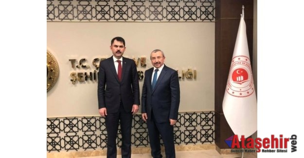 İsmail Erdem, Bakan Kurum ile Ataşehir'in Mülkiyet Sorununu Görüştü