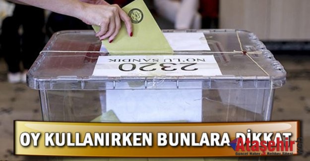 31 Mart seçimlerinde nasıl oy kullanacağız?