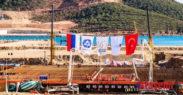 Akkuyu Nükleer Güç Santrali tüm hızıyla devam ediyor