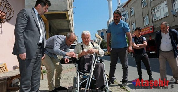 Dolandırılan Abdullah Çetinkaya'ya Ataşehir Belediyesi sahip çıktı.