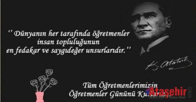 Tüm öğretmenlerimizin Öğretmenler Günü kutlu olsun!