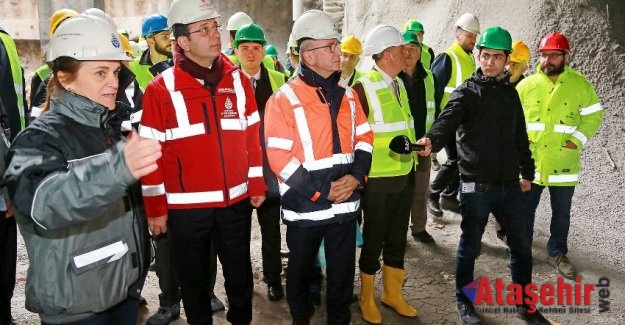 EKREM İMAMOĞLU, ATAŞEHİR’DE METRO HATTI İNCELEMESİNDE BULUNDU