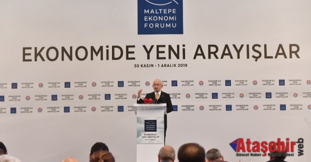 Kılıçdaroğlu Maltepe Ekonomi Forumu’nda konuştu