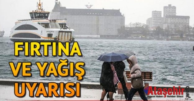 İSTANBUL’DA ÇARŞAMBA VE PERŞEMBE FIRTINA UYARISI!