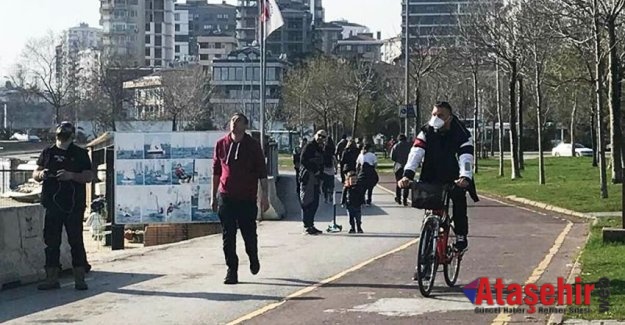 İstanbul'da Caddebostan sahili yine doldu