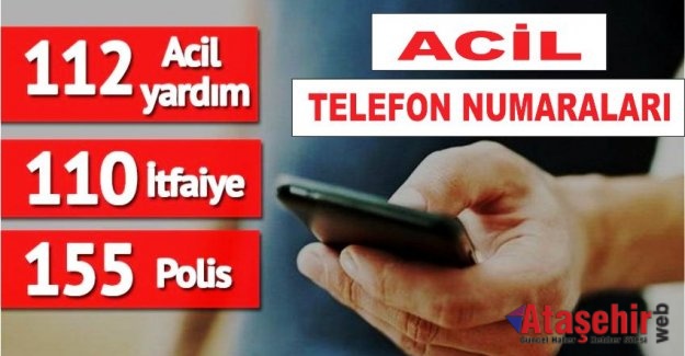 Acil Telefon Numaraları