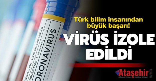 SARS-COV-2  Virüsü izole edildi