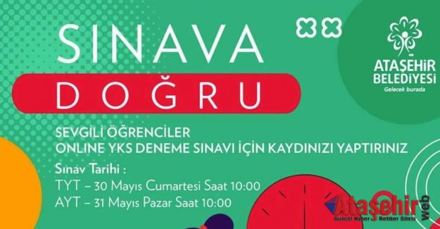 ATAŞEHİR BELEDİYESİ’NDEN ONLİNE YKS DENEMESİ