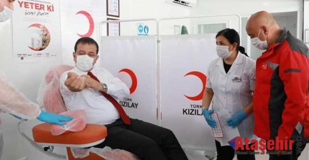 İMAMOĞLU’NDAN  KAN BAĞIŞI