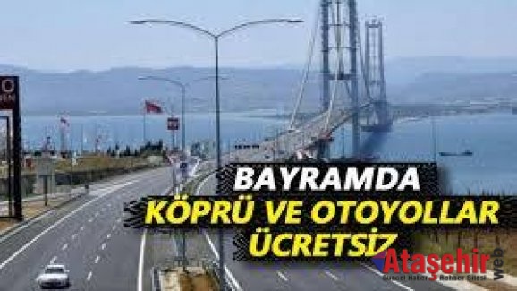 Bayramda ücretsiz