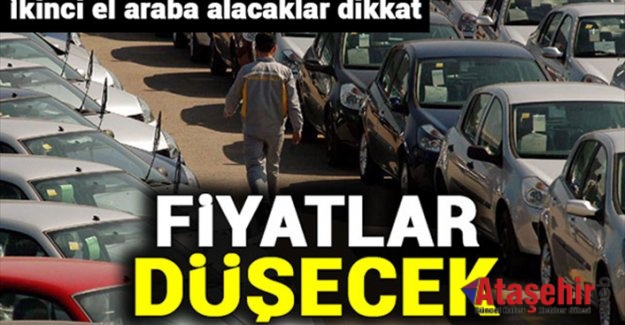 İkinci el otomobil fiyatlarında düşüş beklentisi