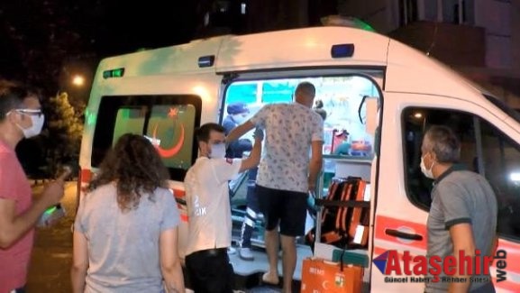 Ataşehir'de dumandan etkilenen 12 kişi hastaneye kaldırıldı