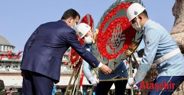 BAŞKAN İMAMOĞLU ZAFER BAYRAMI İÇİN TAKSİM’DEYDİ
