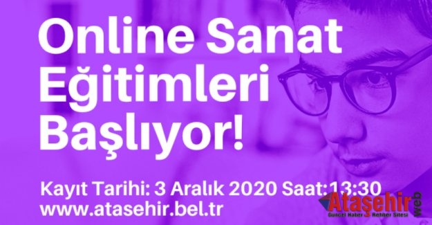 ATAŞEHİR KIŞ SANAT EĞİTİMLERİ İÇİN YENİ DÖNEM BAŞLIYOR
