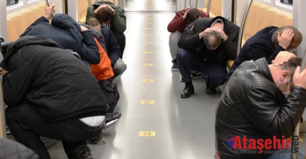 İSTANBUL METROSU’NDA DEPREM TATBİKATI