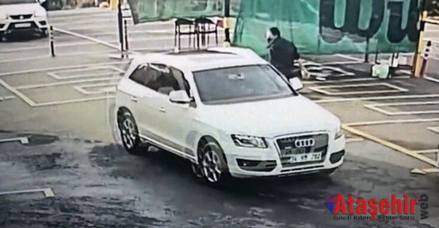 Ataşehir'de Lüks cipi güpe gündüz oto yıkamadan çaldılar