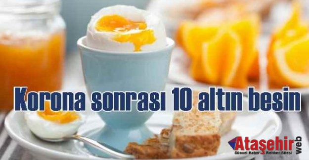 COVID SONRASI VÜCUT DİRENCİNİ ARTIRAN 10 BESİN