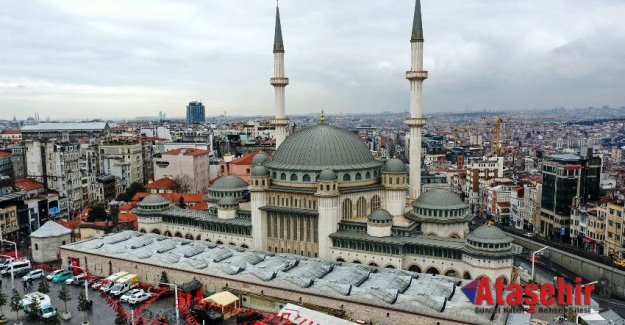 Taksim caminin yüzde 99'u tamamlandı