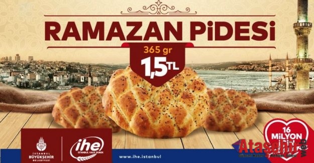 İBB PİDESİNDE GRAMAJ AYNI FİYAT 1,5 LİRA